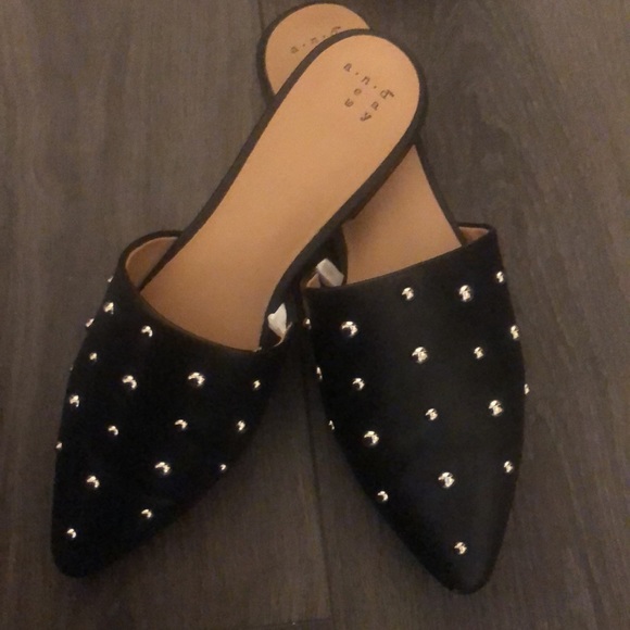 Rhinestone Mules - Picture 3 of 4